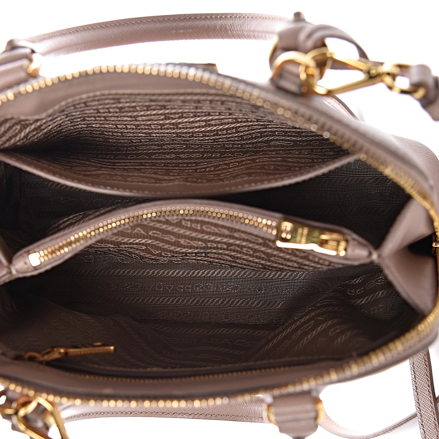 Saffiano Lux Small Promenade Tote Cammeo