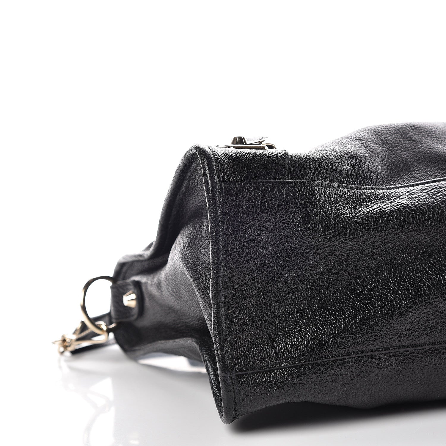 Balenciaga Chevre Gold Metallic Edge Hardware City Black 5 of 10