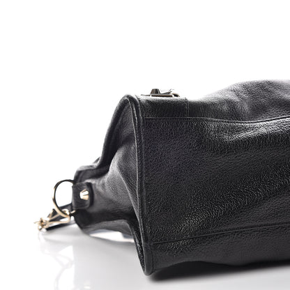 Balenciaga Chevre Gold Metallic Edge Hardware City Black 5 of 10