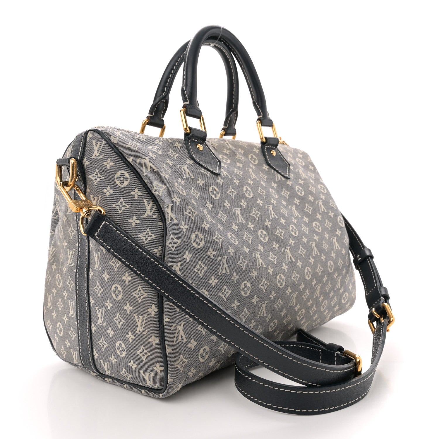 Louis Vuitton Monogram Idylle Speedy Bandouliere 30 Encre 2 of 11