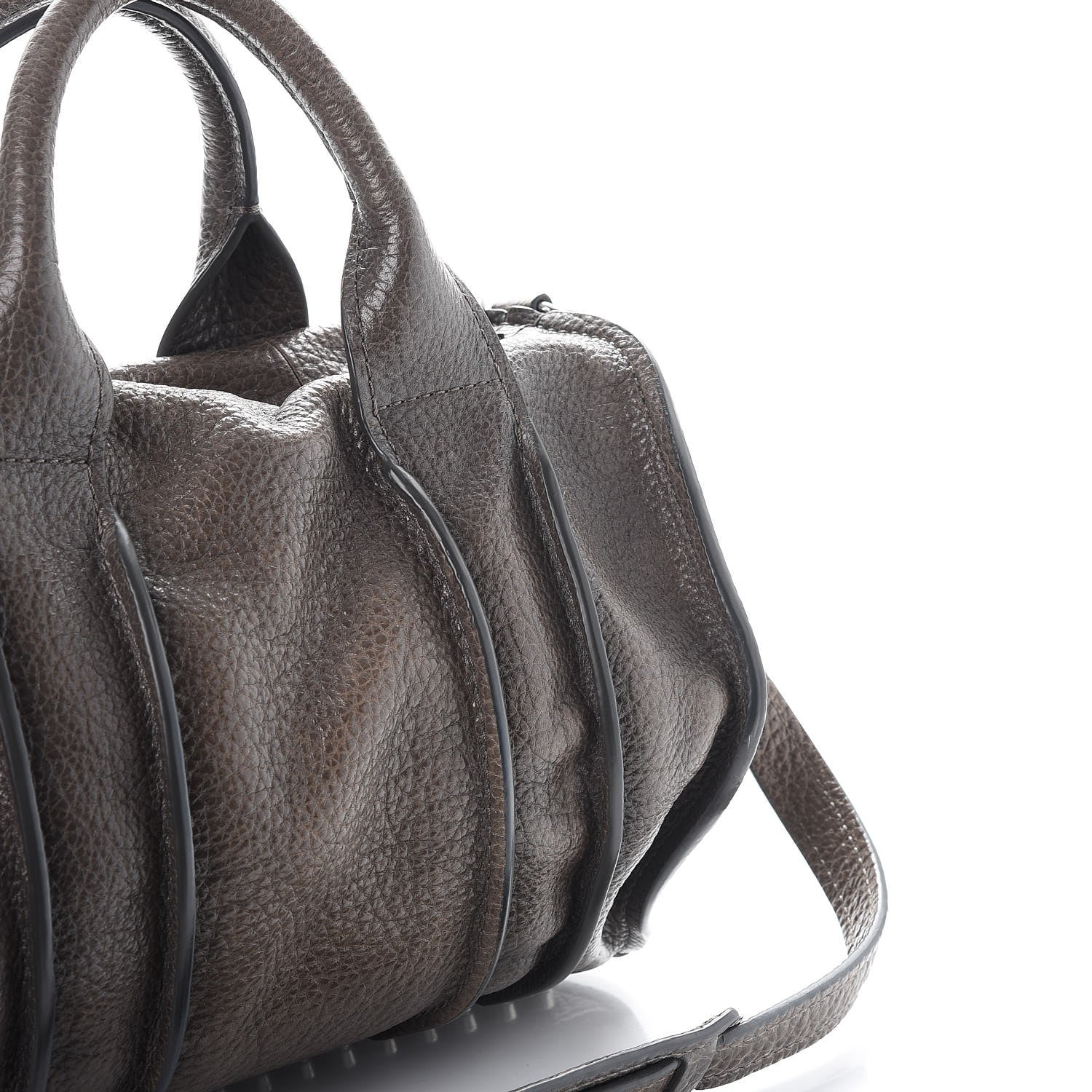 Alexander Wang Pebbled Lambskin Inside Out Rocco Grey 9 of 9