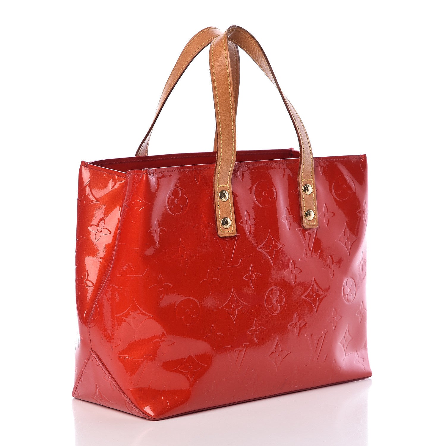 Louis Vuitton Vernis Reade PM Rouge 3 of 17