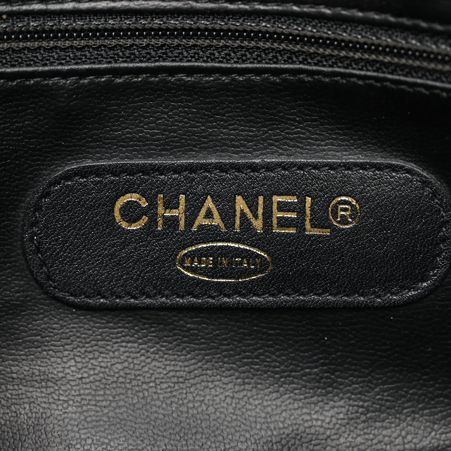 Calfskin Diamond Stitched Duffle Bag Black