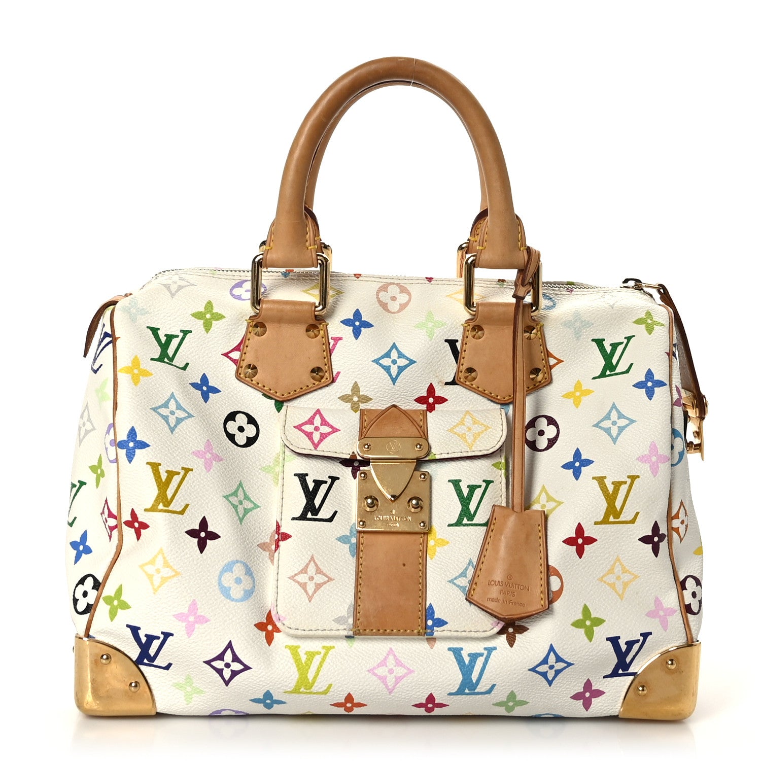 Louis Vuitton Monogram Multicolor Speedy 30 White 1 of 10