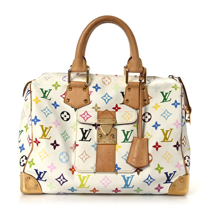 Louis Vuitton Monogram Multicolor Speedy 30 White 1 of 10
