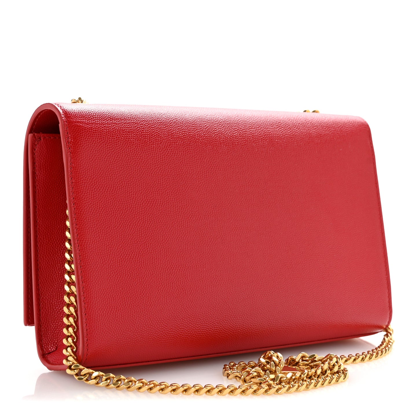 Grain De Poudre Medium Classic Monogram Kate Tassel Satchel Rouge Eros