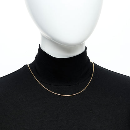 David Yurman 18K Yellow Gold 1.7mm Box Chain Necklace 18" 2 of 5