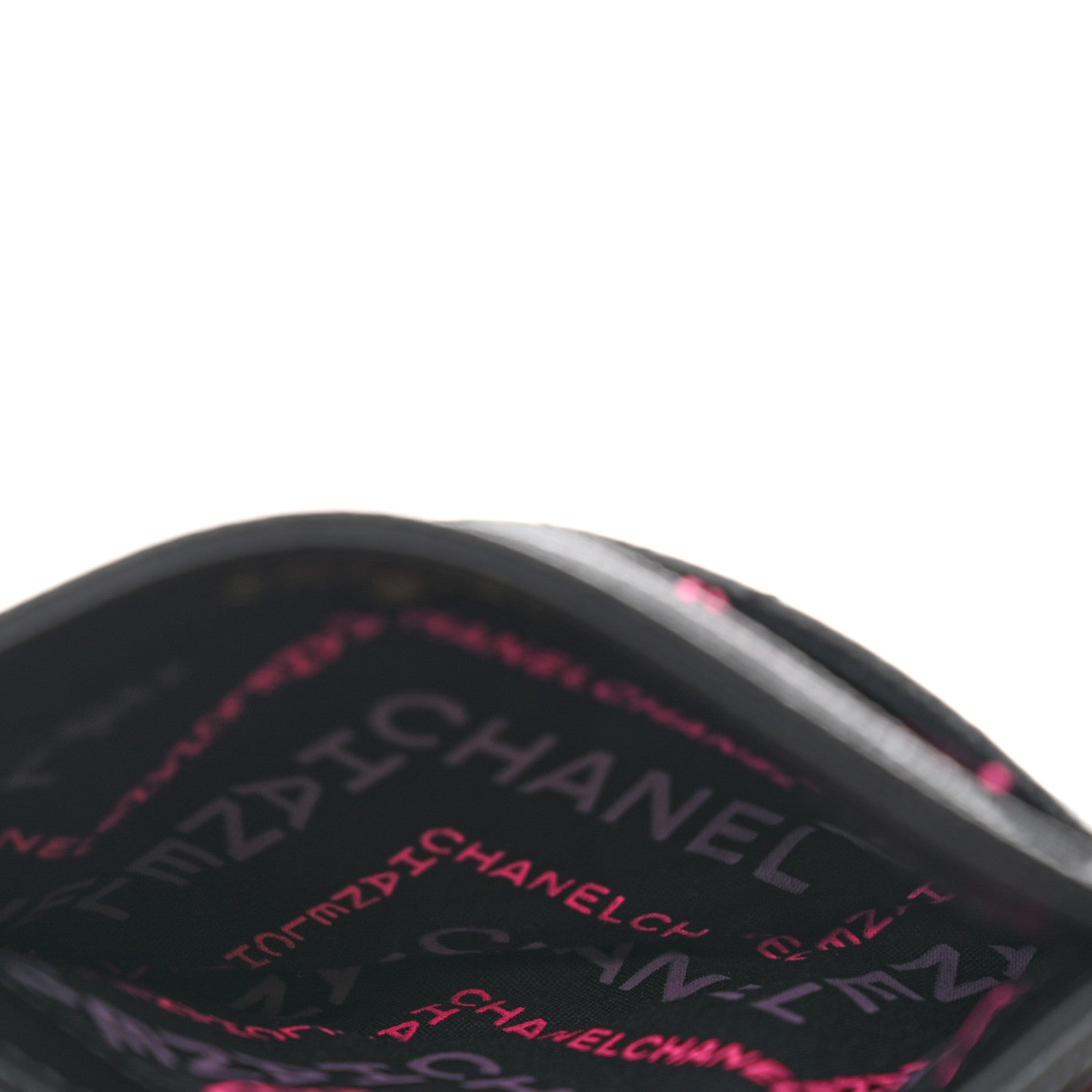 Chanel Caviar Quilted Hammered CC Card Holder Black 5 of 9