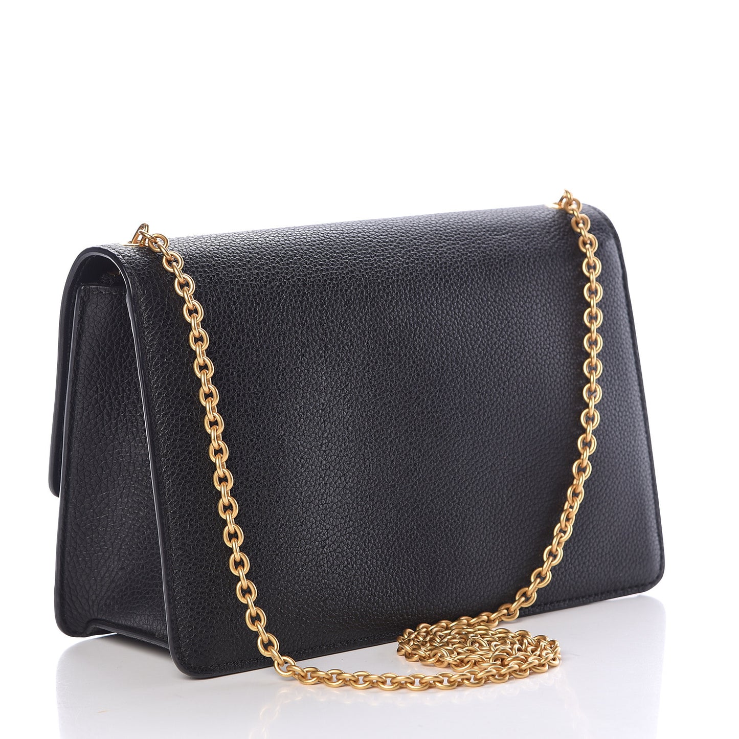Classic Grain Calfskin Medium Darley Black
