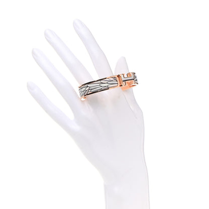Hermes Enamel Narrow Pegase Pop Clic Clac H Bracelet PM Sable Soie 2 of 6