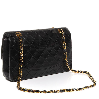 Chanel Lambskin Quilted Medium Double Flap Black 3 of 8