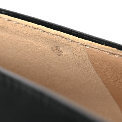 Chanel Shiny Calfskin Logo Loafers 37 Black 10 of 12