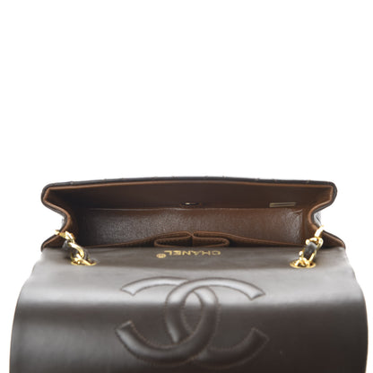 Chanel Lambskin Quilted Mini Flap Dark Brown 5 of 13