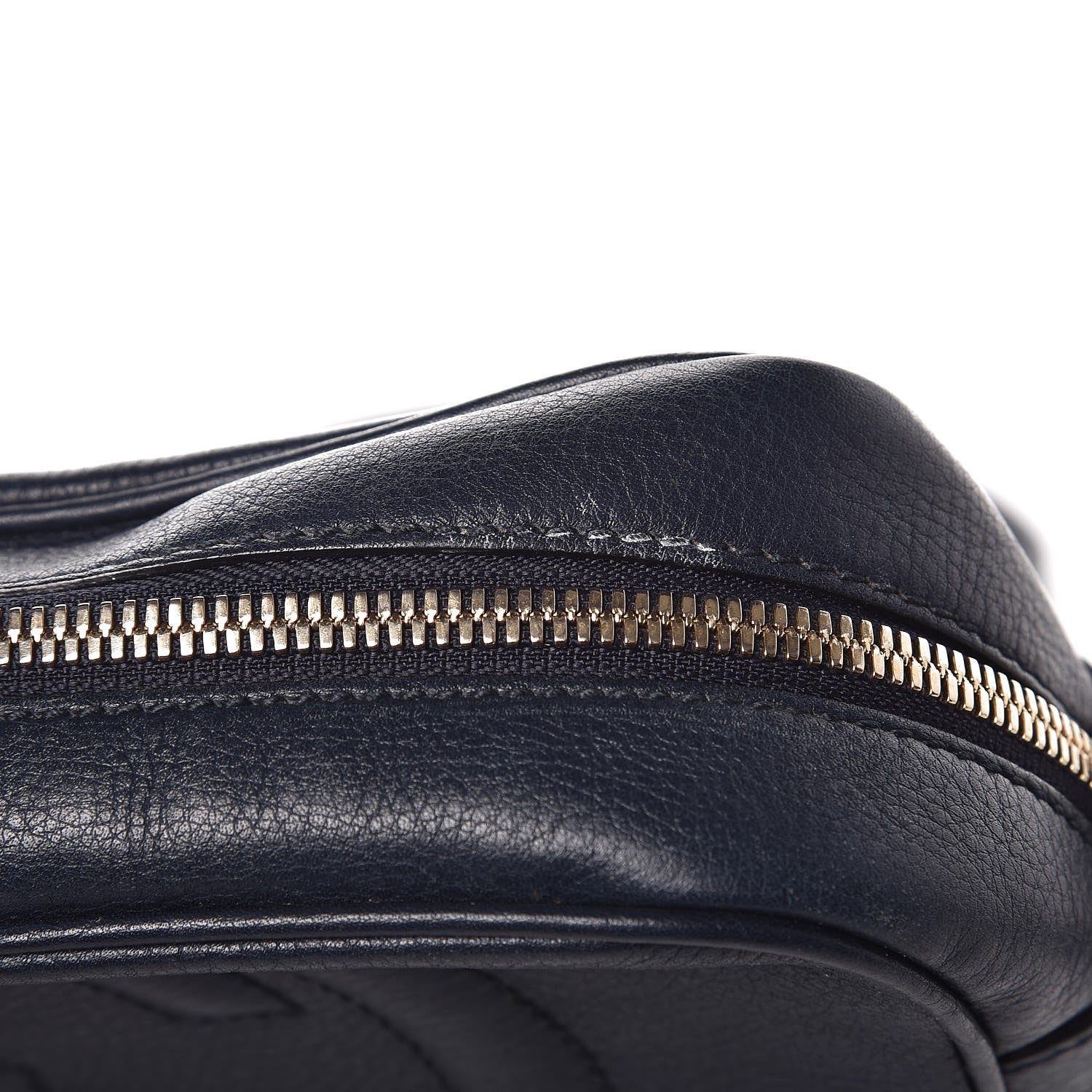 Gucci Pebbled Calfskin Small Soho Disco Bag Blue 8 of 18