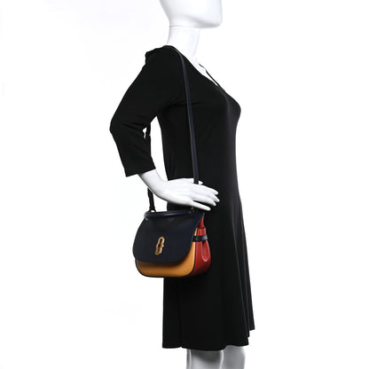 Mulberry Calfskin Small Color-Block Amberley Satchel Navy 2 of 8