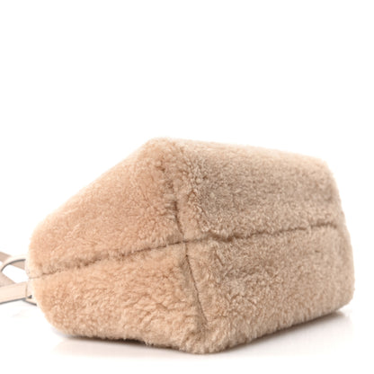 Fendi Sheepskin Vitello King Plexiglass Logo Embroidered Mini By The Way Top Handle Boston Soap 9 of 10