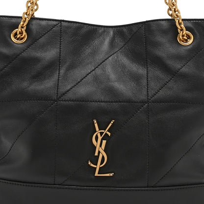 Saint Laurent Lambskin Medium Jamie Shopping Tote Black 9 of 11