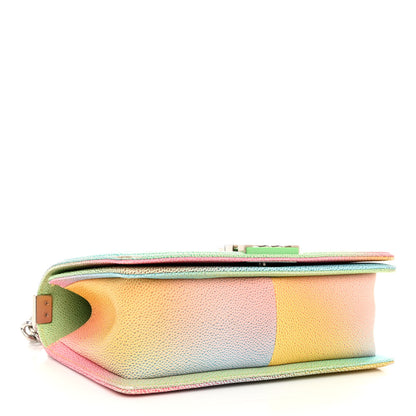 Chanel Caviar Quilted Medium Cuba Rainbow Boy Flap Multicolor 4 of 11