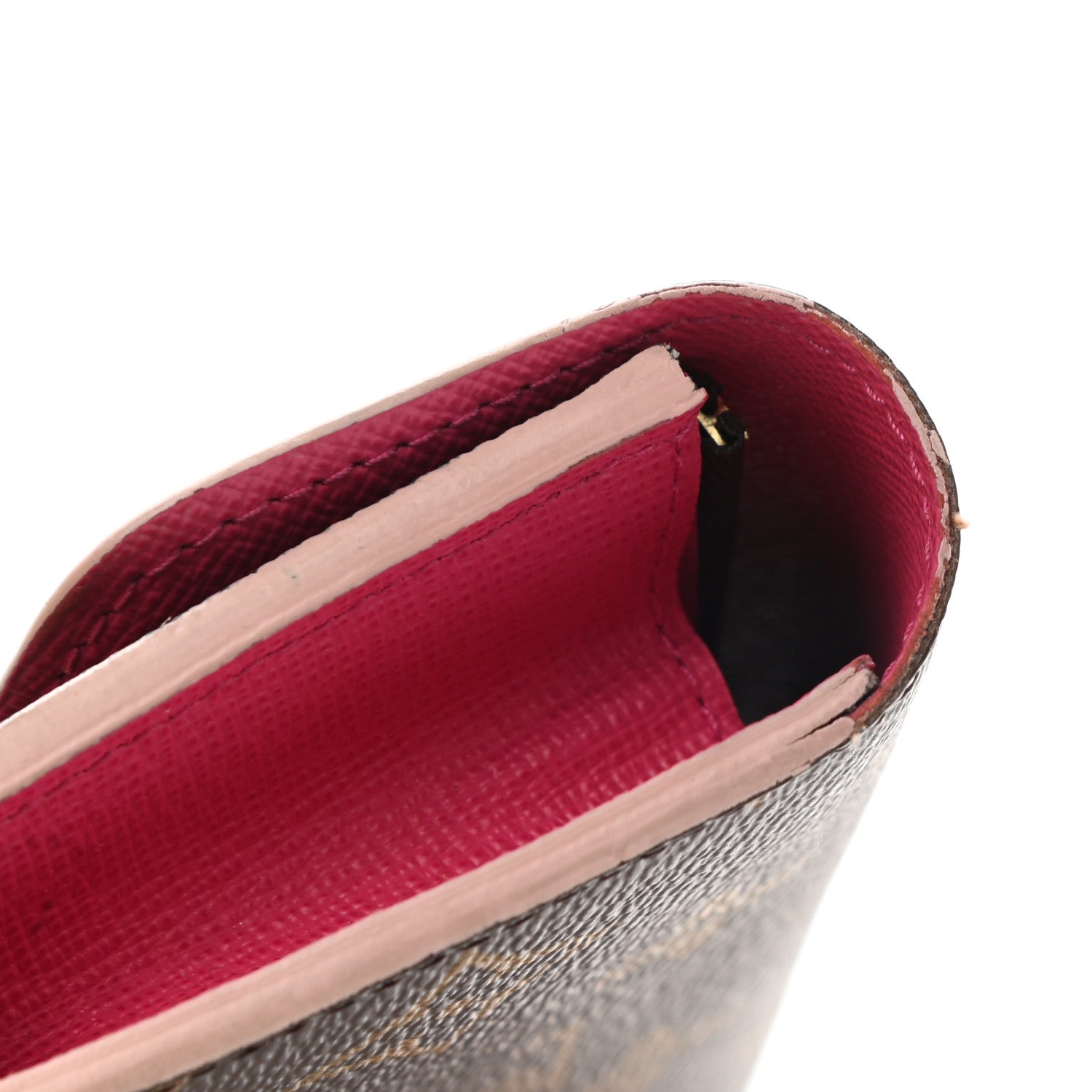 Louis Vuitton Monogram Bloom Flower Emilie Wallet Fuchsia 9 of 11