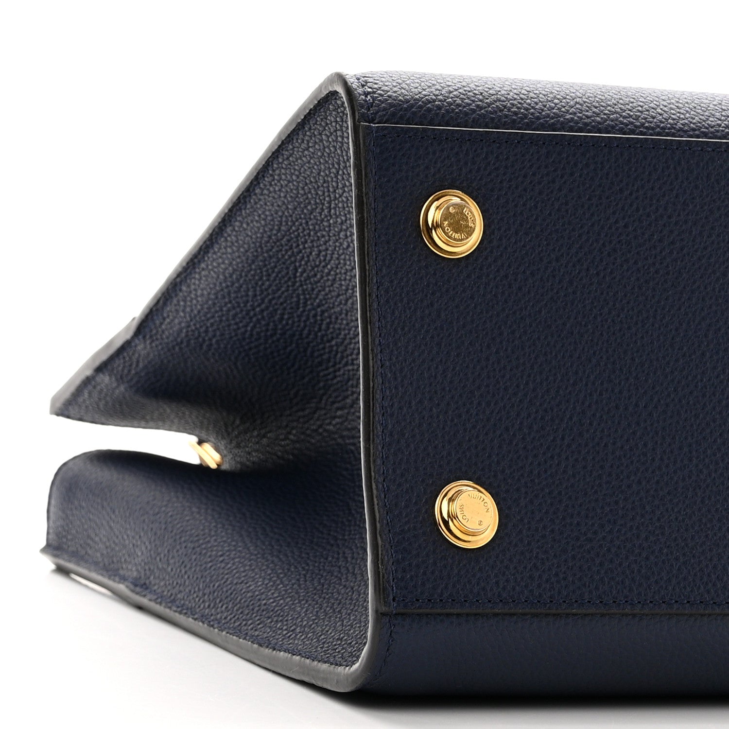 Louis Vuitton Taurillon City Steamer MM Blue Red 8 of 9