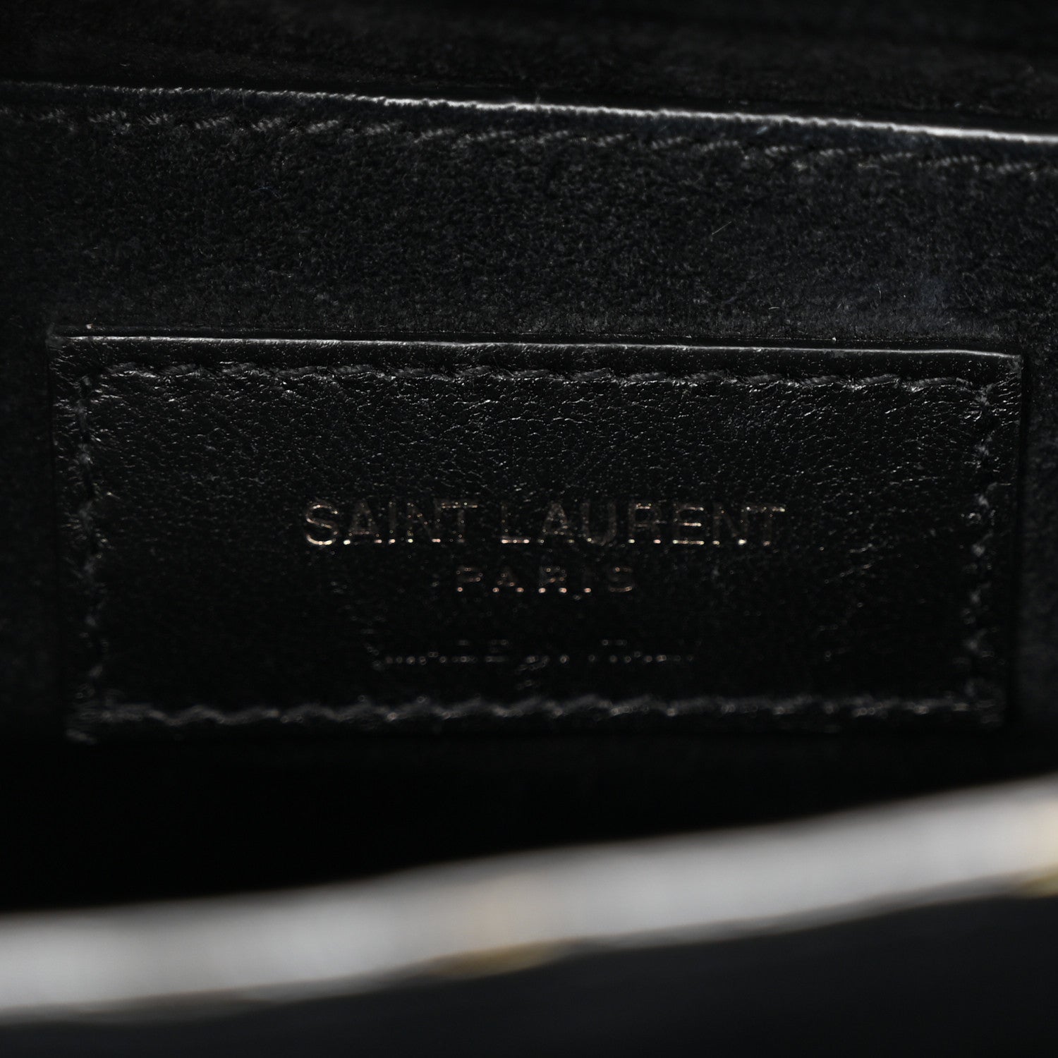 Saint Laurent Calfskin Medium Monogram Monochrome Sunset Black 6 of 12