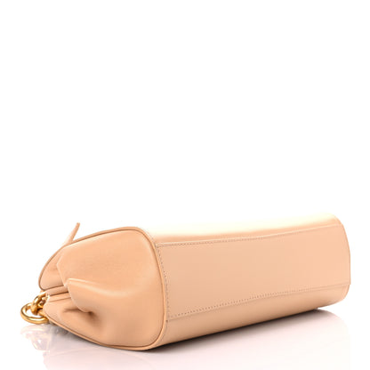 Bottega Veneta Calfskin Tip Clutch Almond 4 of 15