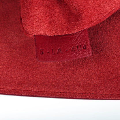 Celine Supple Calfskin Medium Phantom Luggage Red 7 of 8