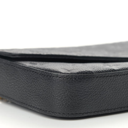 Louis Vuitton Empreinte Pochette Felicie Chain Wallet Black 11 of 15