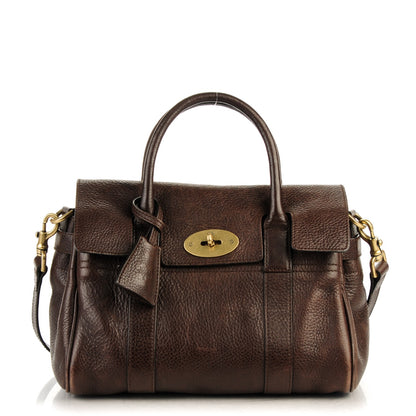 Mulberry Natural Calfskin Small Bayswater Chocolate 1 of 8