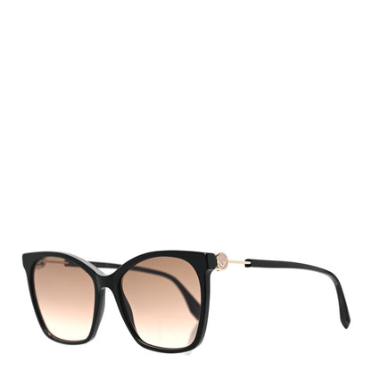 Fendi Acetate F Is Fendi FF Sunglasses FF 0344/S Black 1 of 6