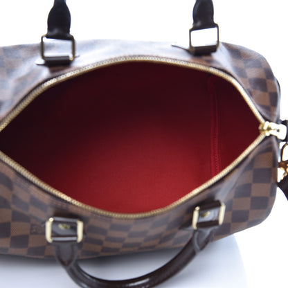 Louis Vuitton Damier Ebene Speedy Bandouliere 30 5 of 8