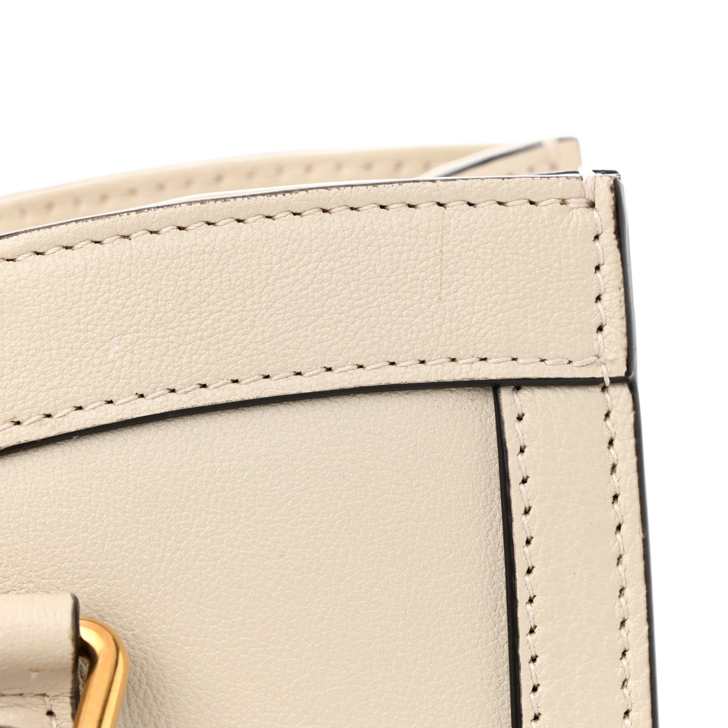 Wonka Grain Calfskin Small Diana Tote Bag Mystic White Orange Fluo