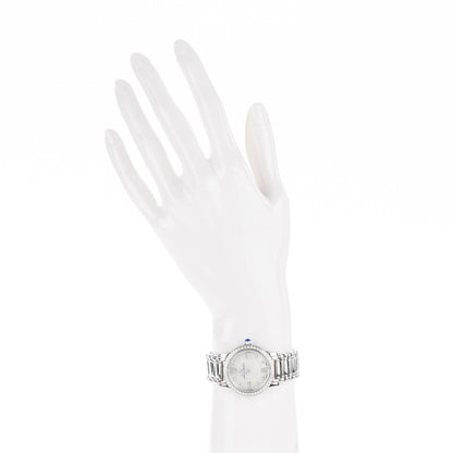David Yurman Stainless Steel Diamond Bezel Mother of Pearl 30mm Classic Quartz Watch 2 of 6
