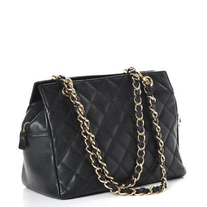 Chanel Caviar Quilted Petit Timeless Tote PTT Black 3 of 7