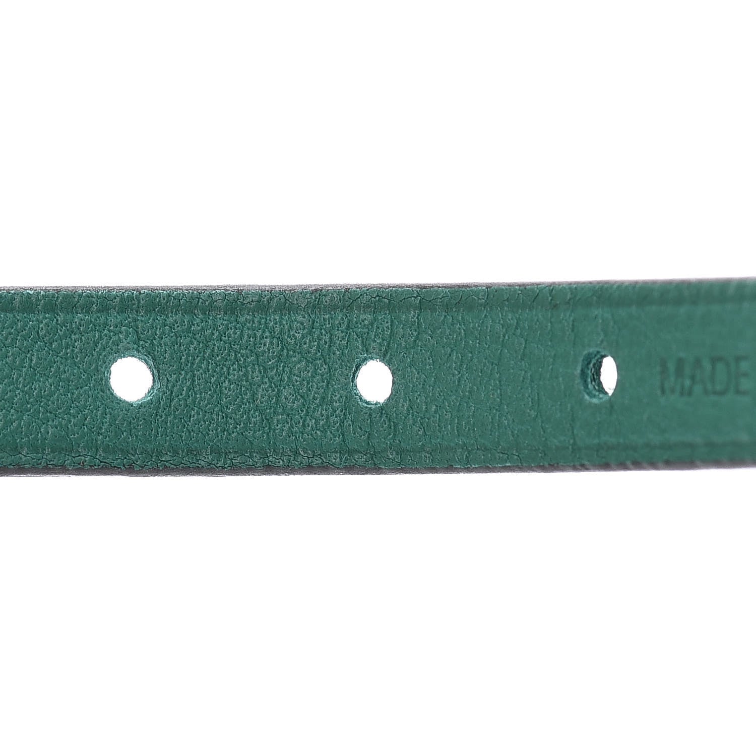 Hermes Swift Etrier Double Tour Bracelet T2 Vert Vertigo 6 of 9