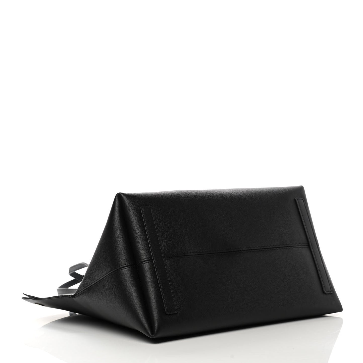 Calfskin Large Society Tote Black
