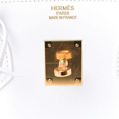 Hermes Epsom Birkin 35 White White 21 of 32