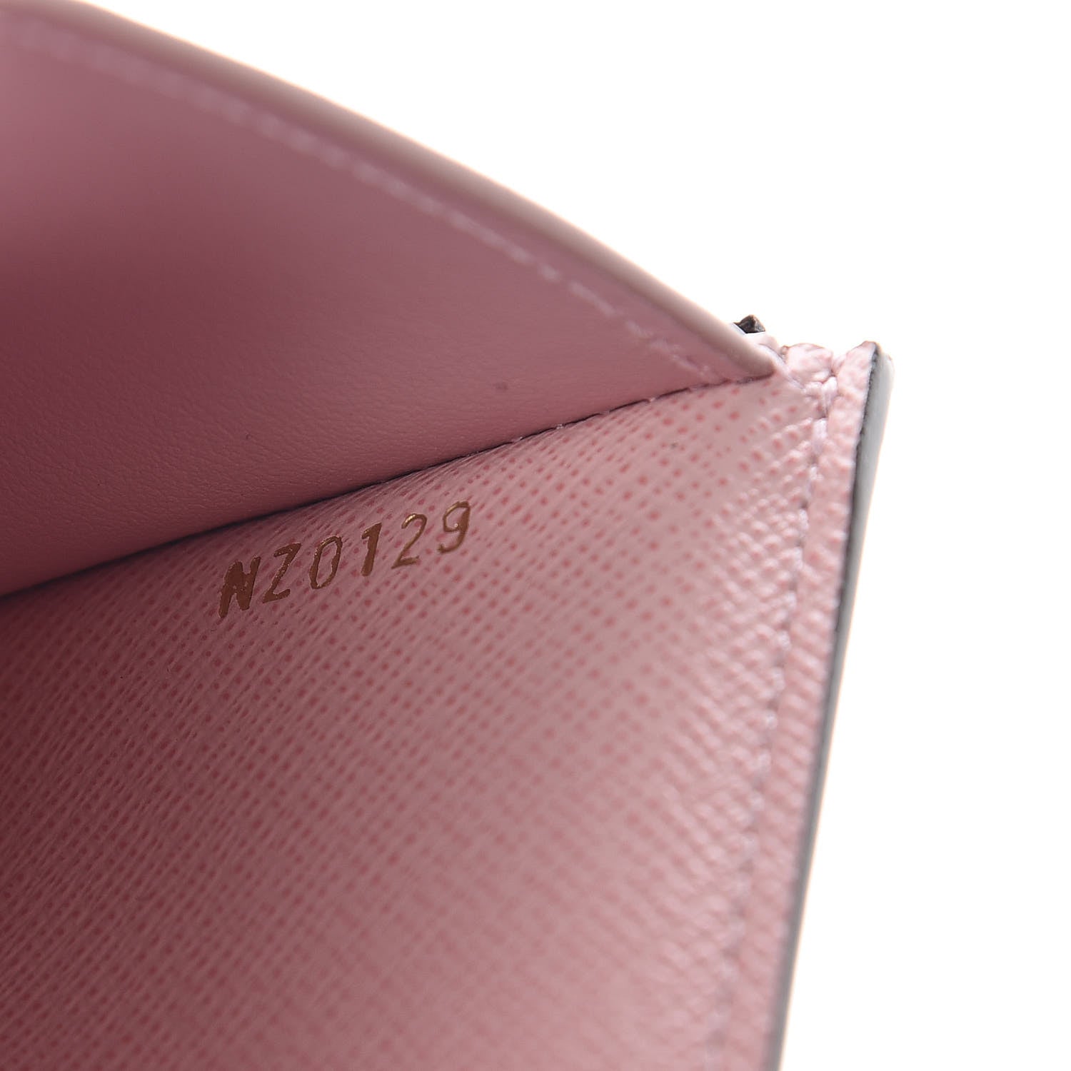 Louis Vuitton Damier Ebene Victorine Wallet Rose Ballerine 7 of 8