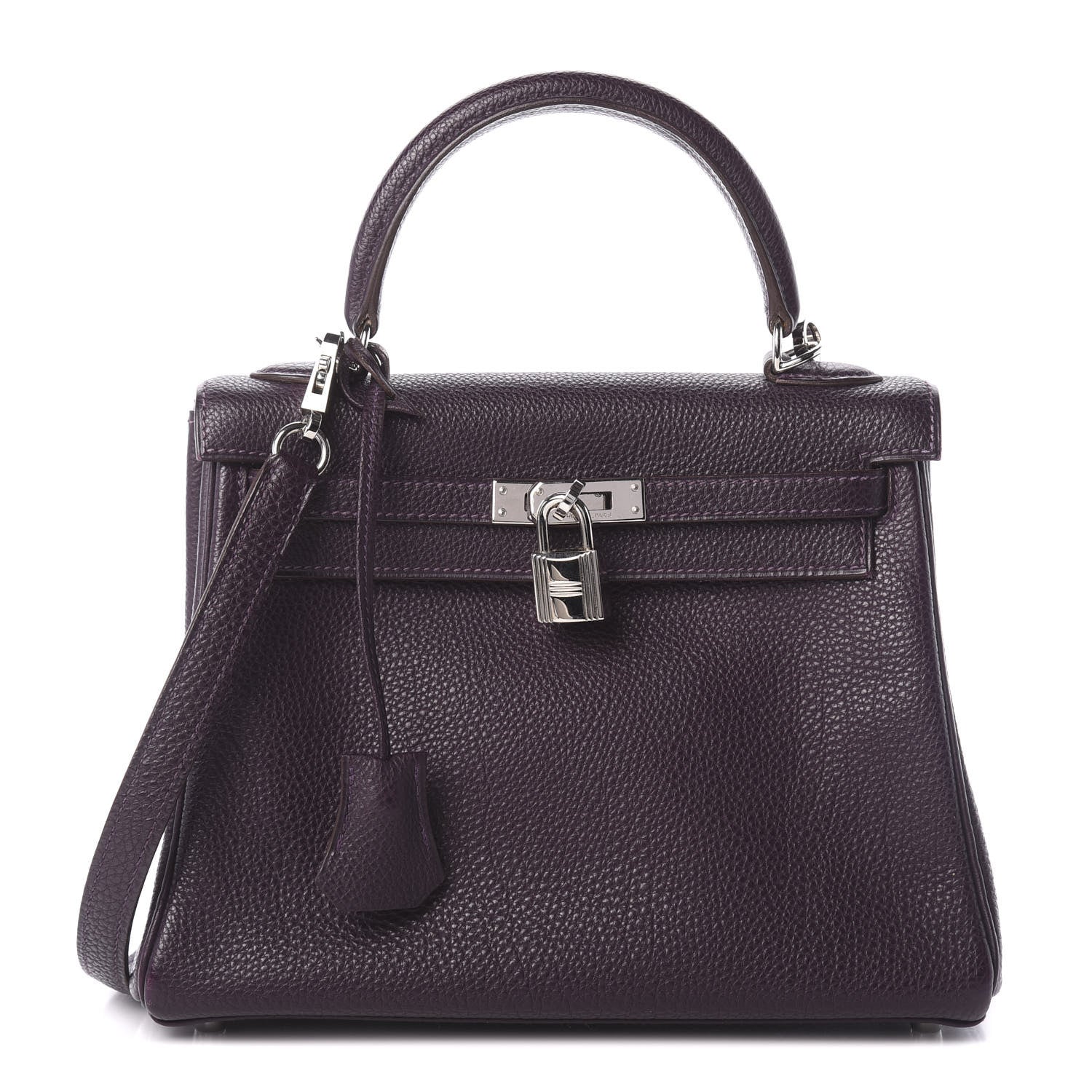 Hermes Togo Kelly Retourne 25 Raisin 1 of 18