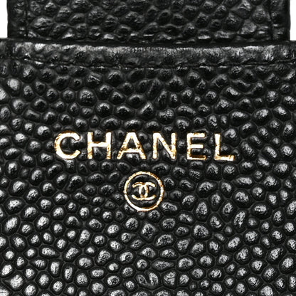 Chanel Caviar Quilted Compact Flap Wallet Black 6 of 7