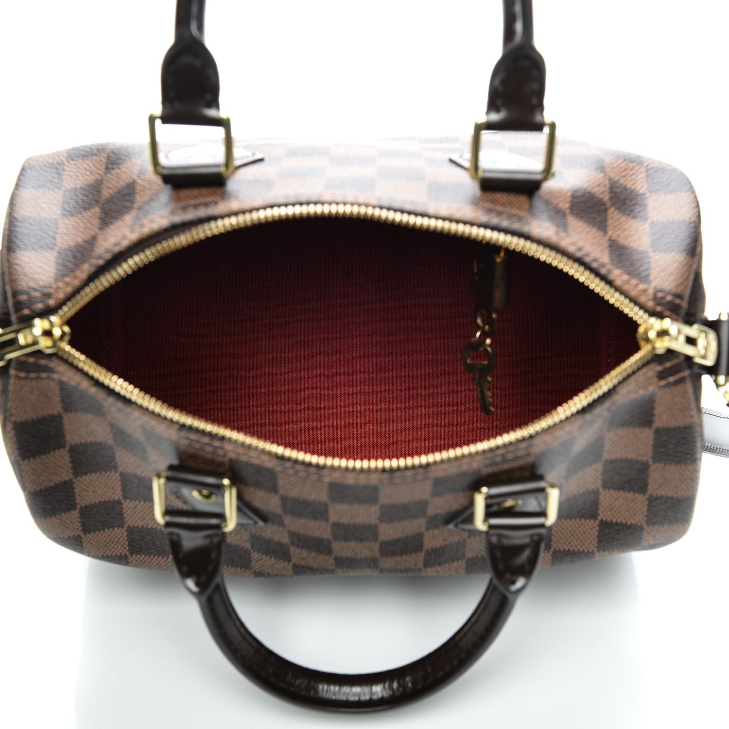 Louis Vuitton Damier Ebene Speedy Bandouliere 25 5 of 7
