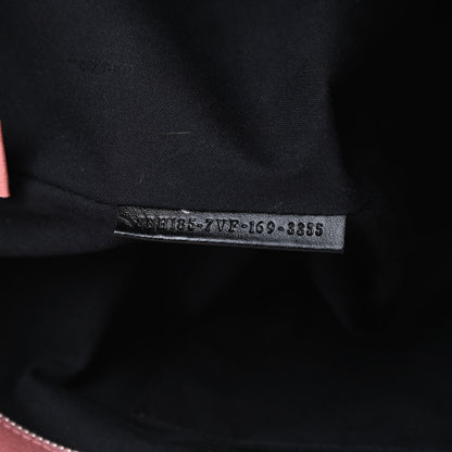 Fendi Vitello Elite Flowerland Medium Roll Tote Black 7 of 13