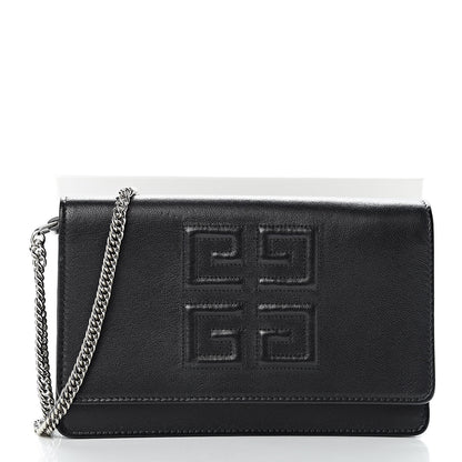 Givenchy Lambskin Emblem Chain Wallet Black 13 of 13