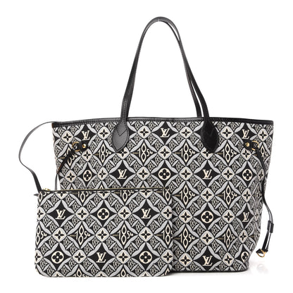 Louis Vuitton Jacquard Since 1854 Neverfull MM Grey 1 of 11