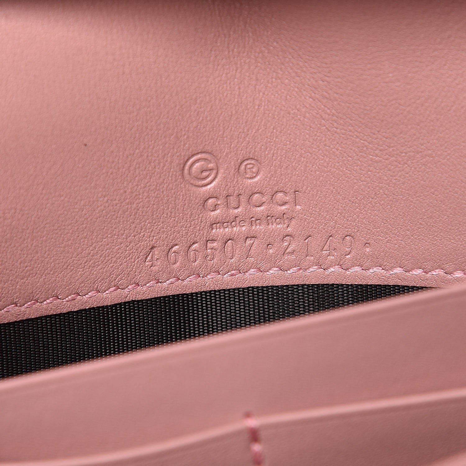 Gucci Microguccissima Crossbody Wallet Soft Pink 6 of 7