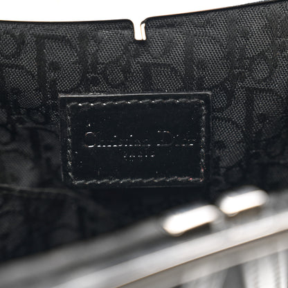 Christian Dior Satin Mini Frame Saddle Black 7 of 10