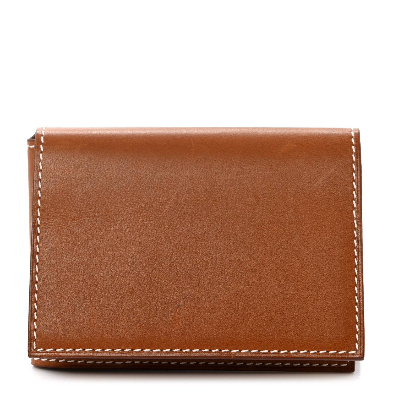 Hermes Barenia Guernesey Card Case Fauve 1 of 10