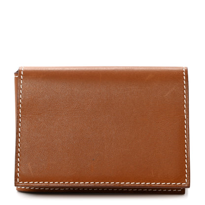 Hermes Barenia Guernesey Card Case Fauve 1 of 10