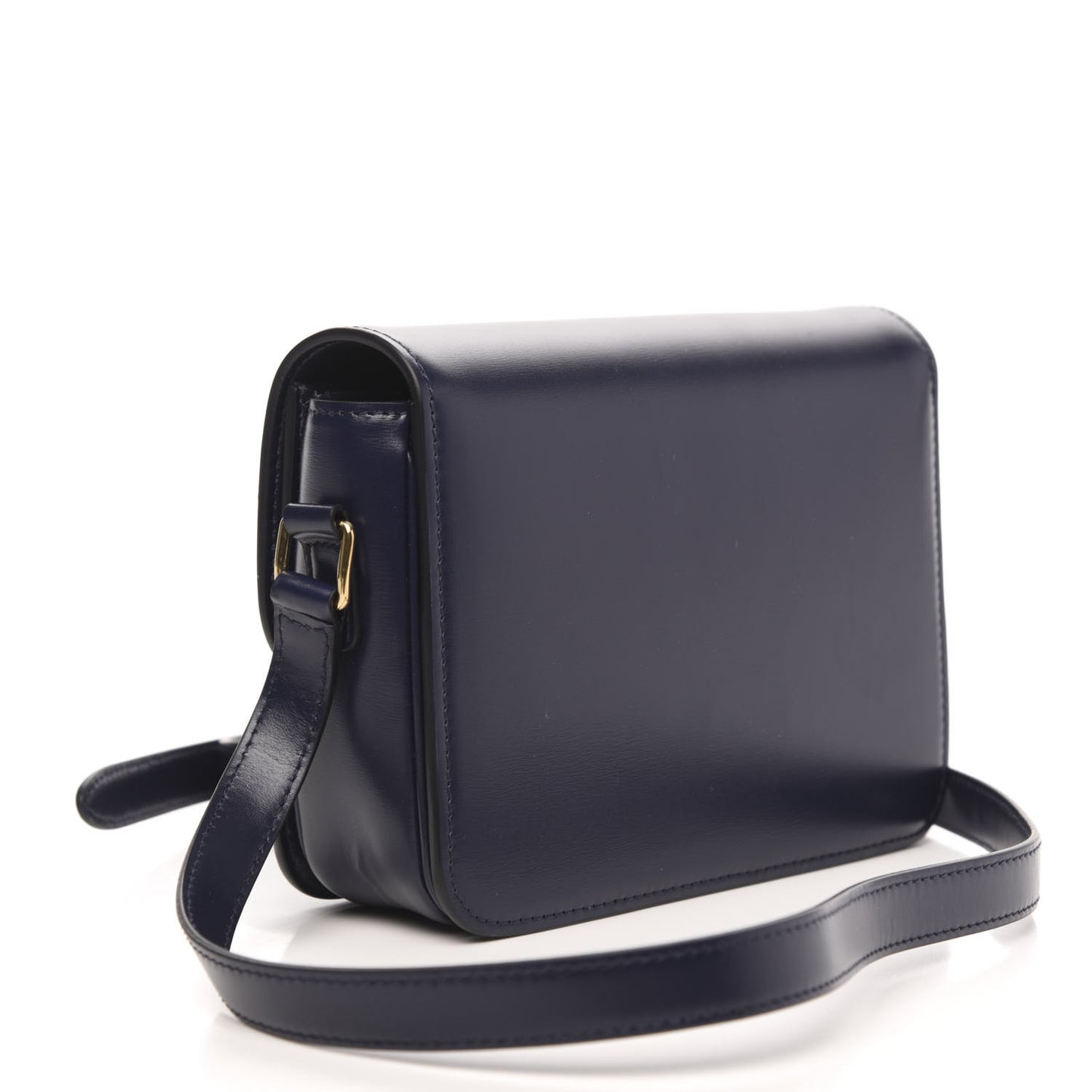 Shiny Calfskin Teen Triomphe Dark Blue
