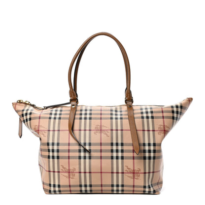 Burberry Haymarket Check Medium Salisbury Tote Camel 1 of 5